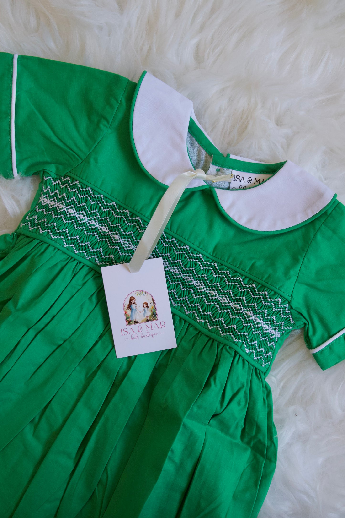 LEVI - Baby Boy Green Romper