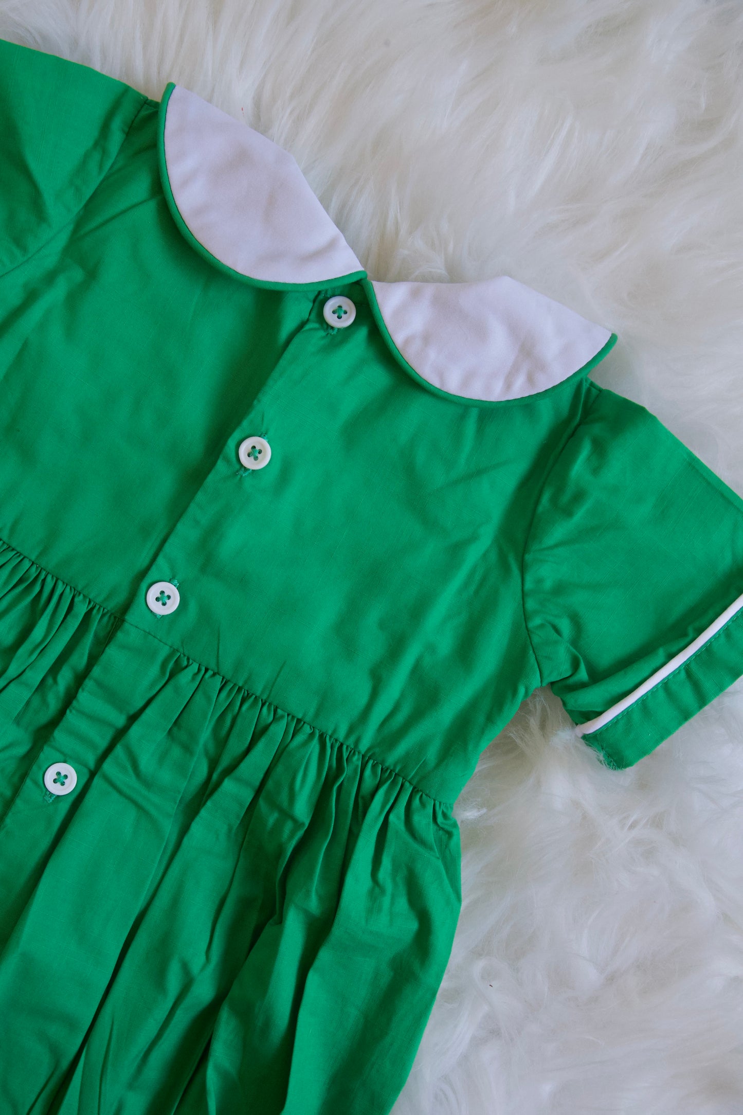 LEVI - Baby Boy Green Romper