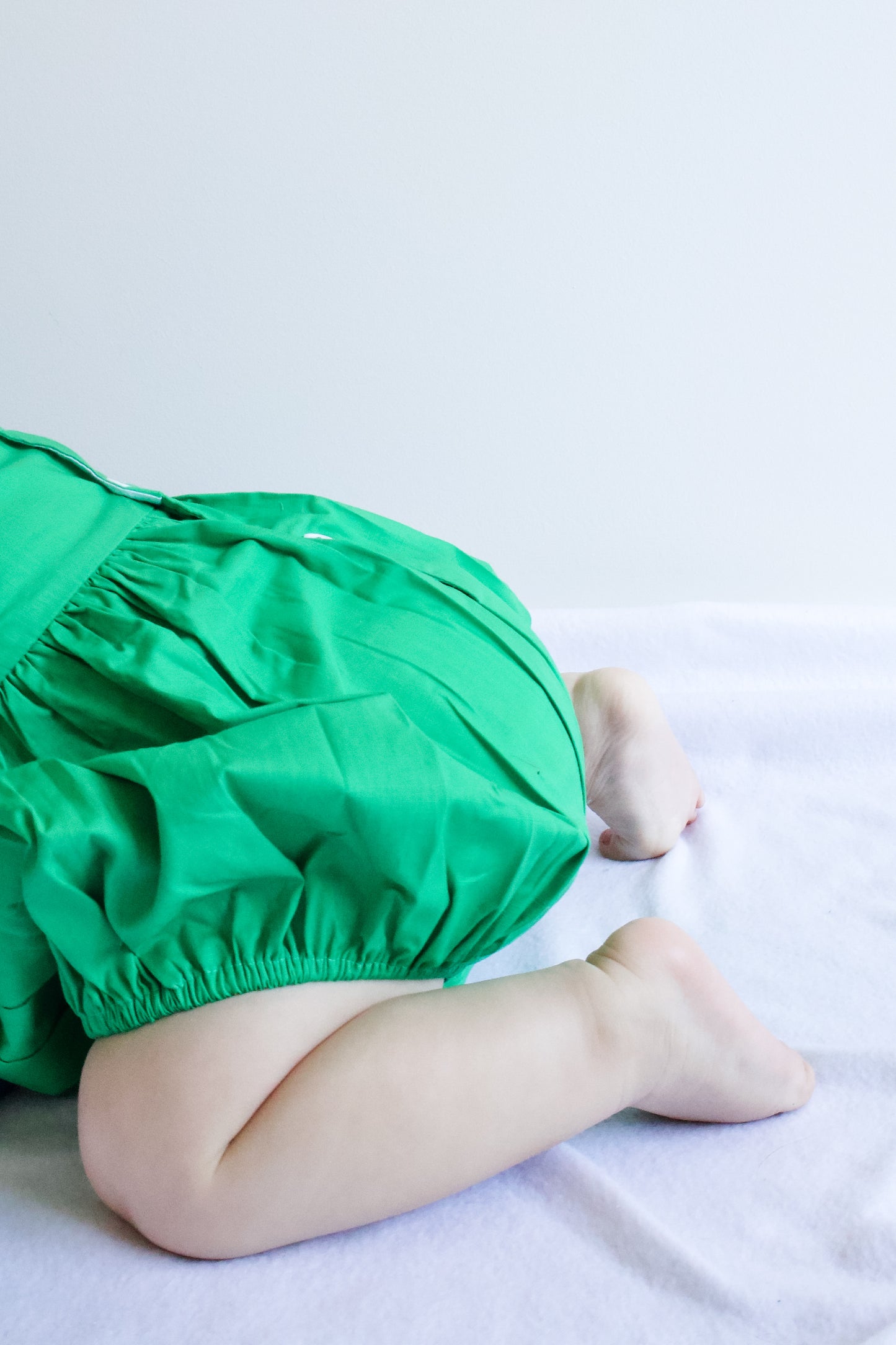 LEVI - Baby Boy Green Romper