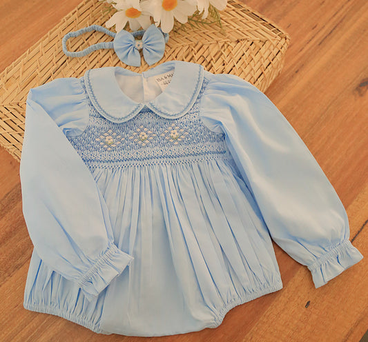 CHARLOTTE - Smocked Girls Romper