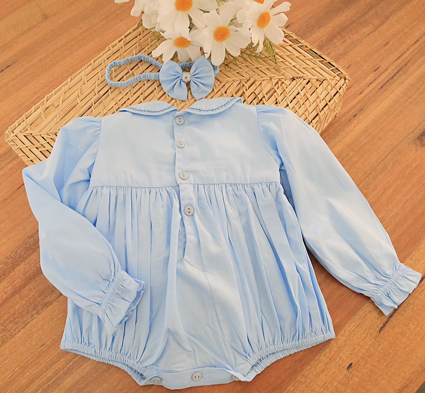 CHARLOTTE - Smocked Girls Romper