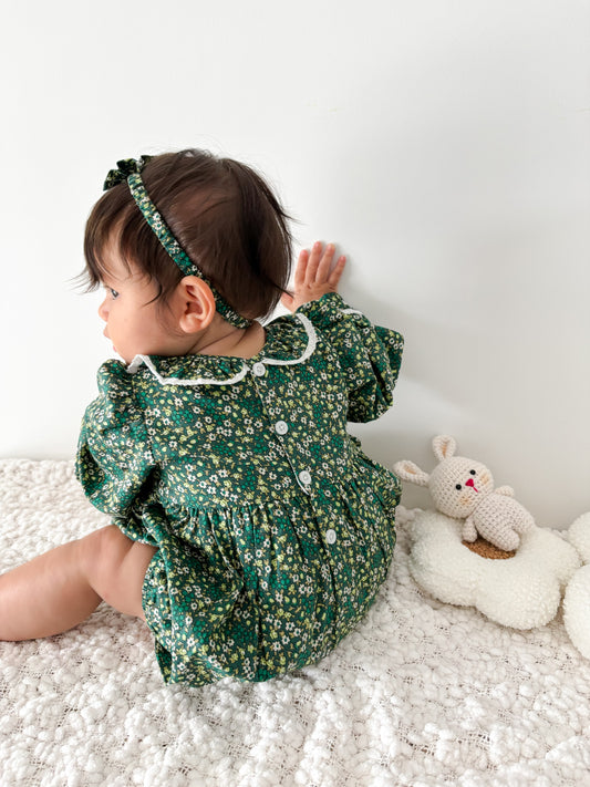 DAISY - Smocked Girls Romper