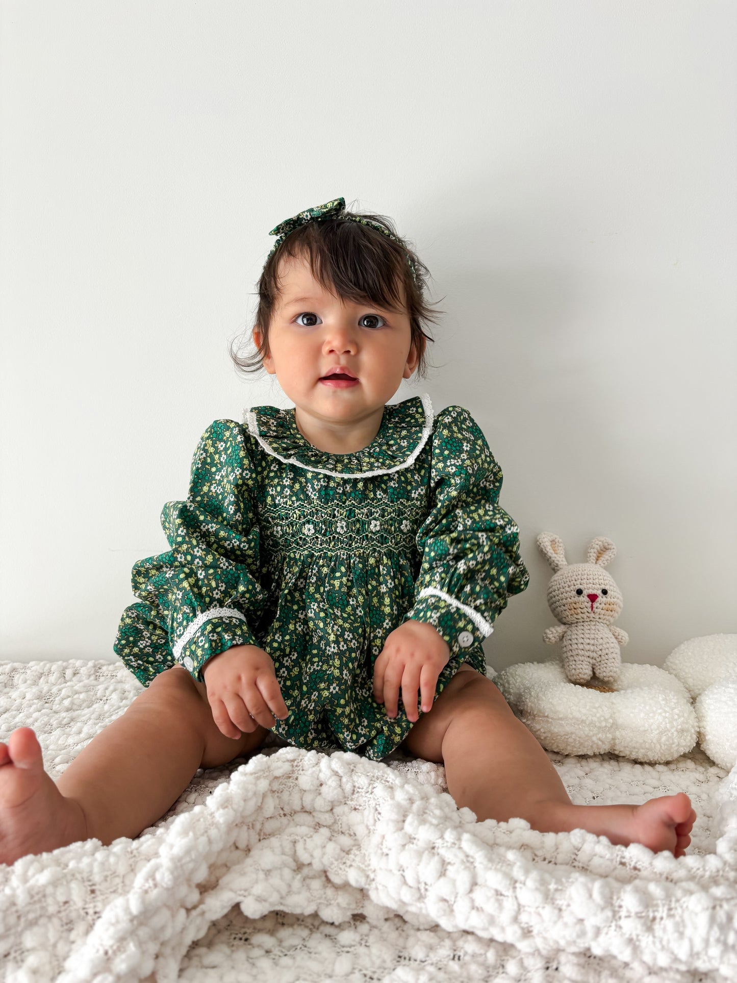 DAISY - Smocked Girls Romper