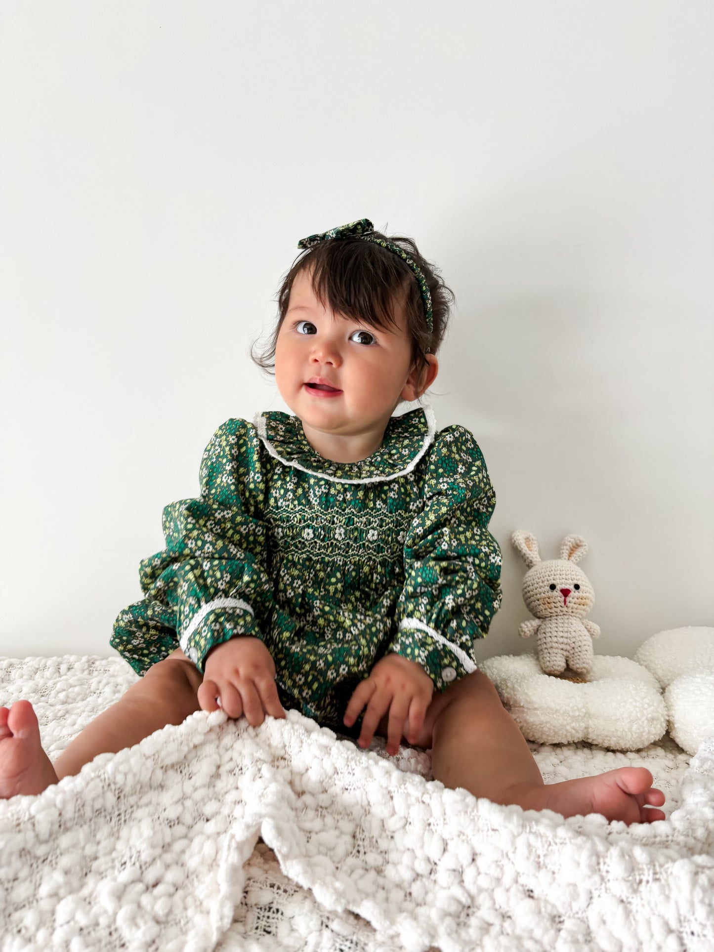 DAISY - Smocked Girls Romper