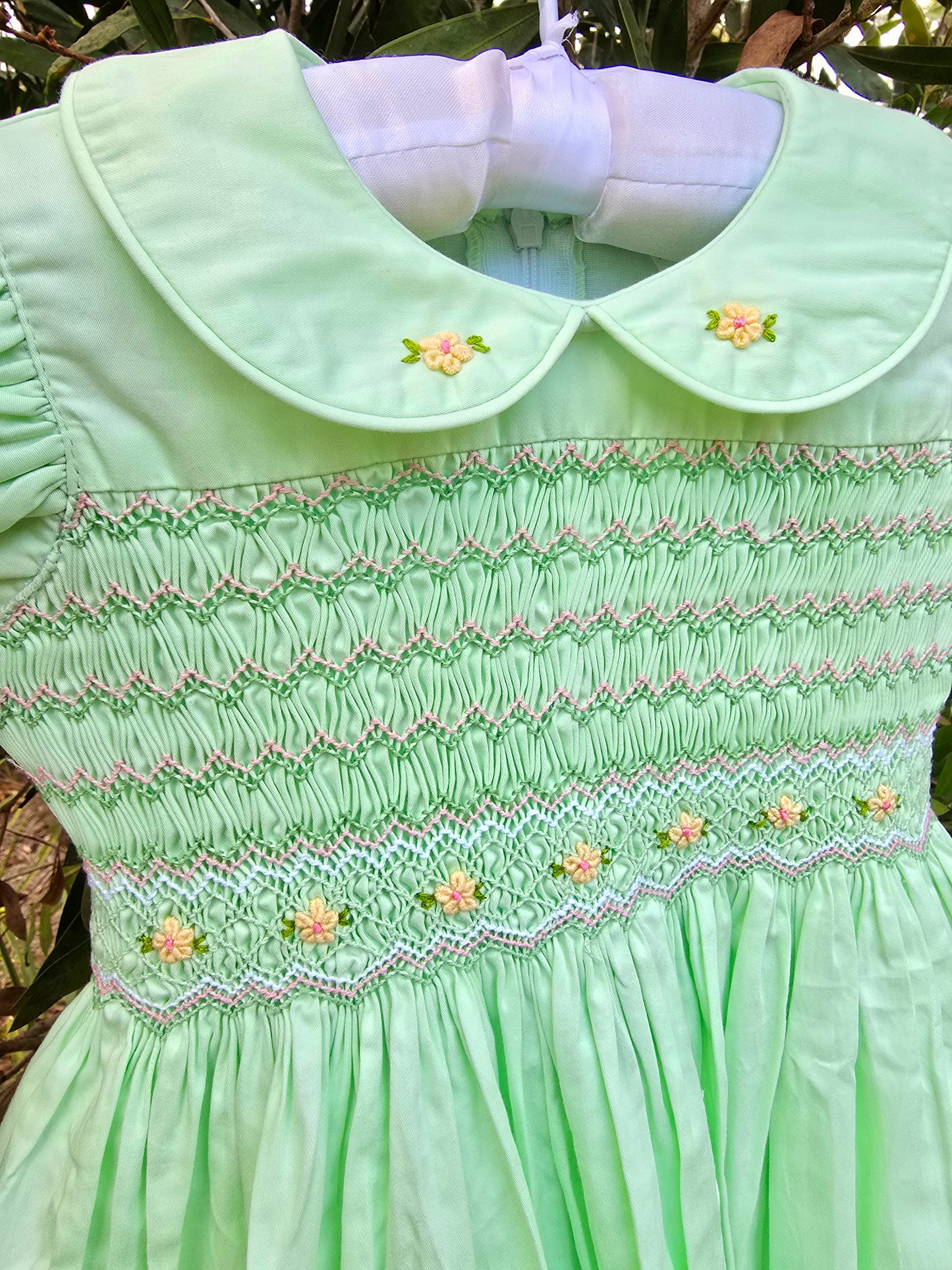 Emerald - Green Smocked Dress