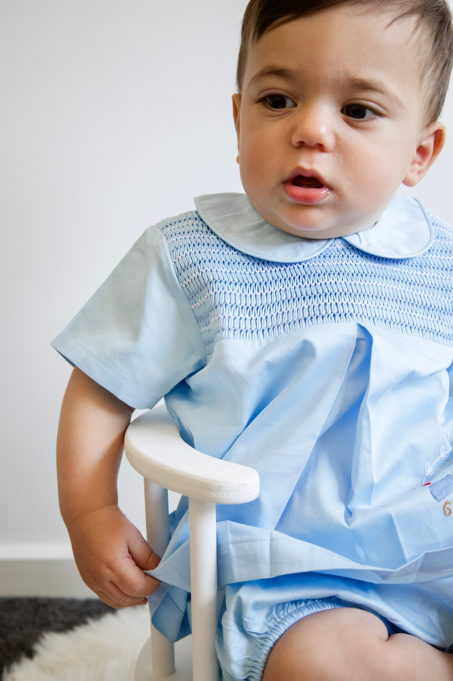 Charlie - Smocked Baby Boy Two Piece Set