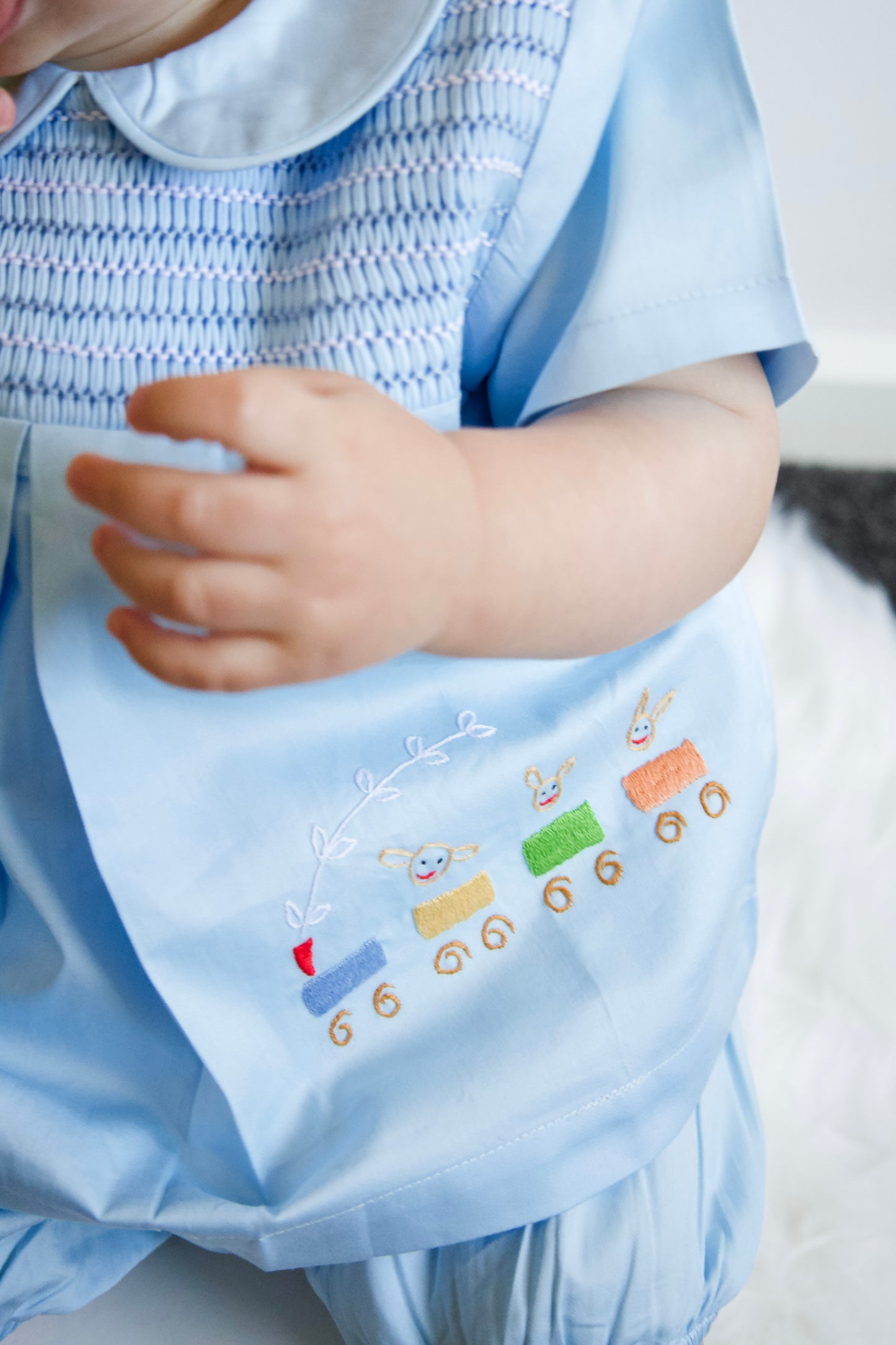 Charlie - Smocked Baby Boy Two Piece Set