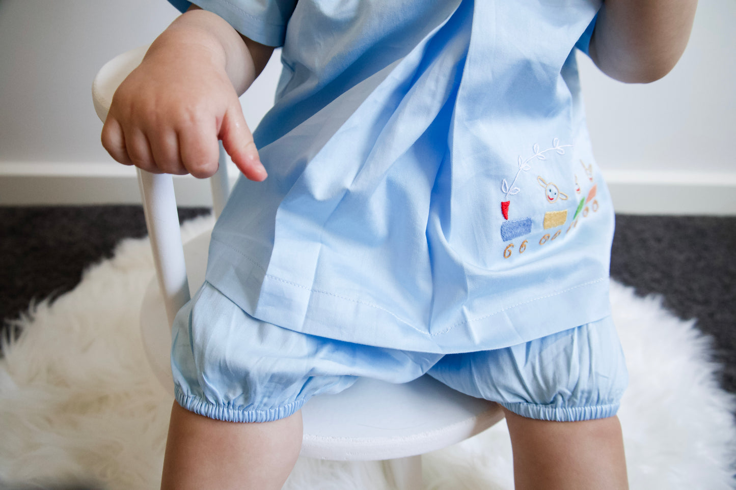 Charlie - Smocked Baby Boy Two Piece Set