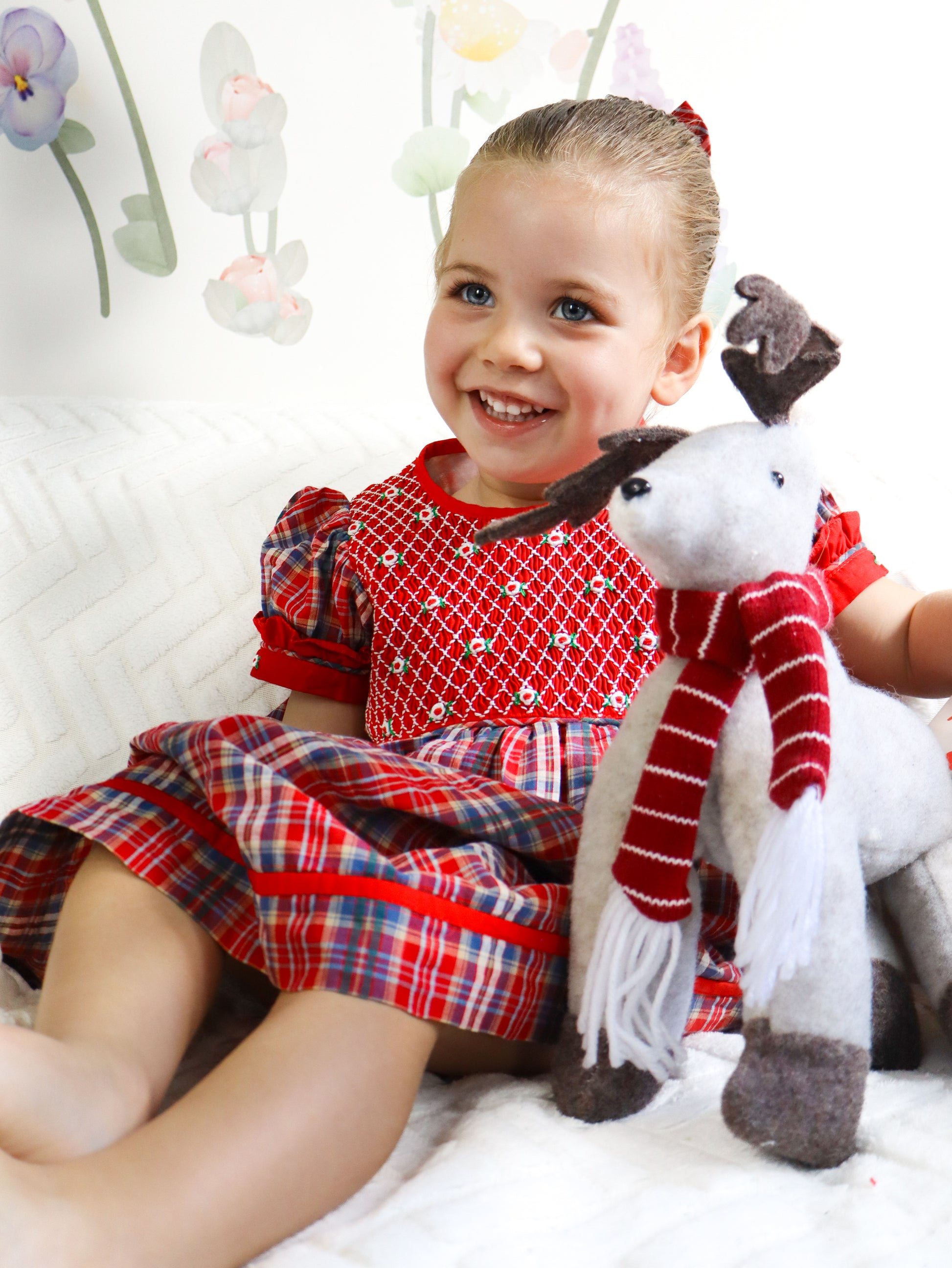 Elegant holiday dress for baby girl by Isa & Mar Kids Boutique