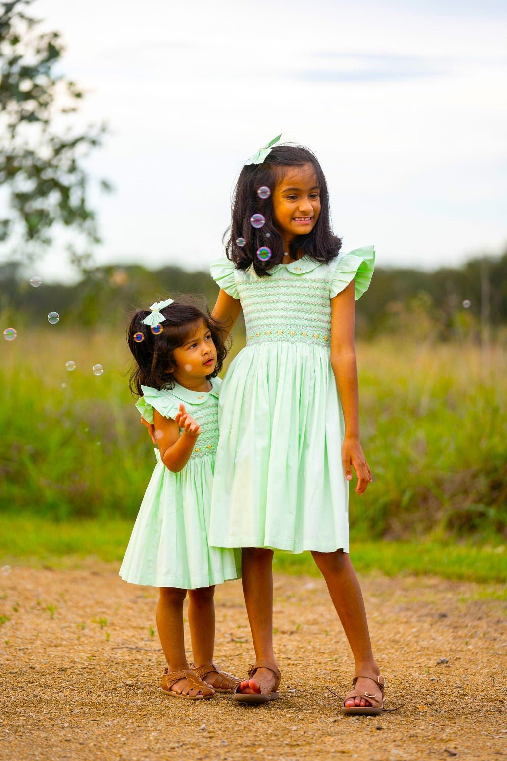 Emerald - Green Smocked Dress